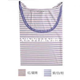 女丝绵彩条内衣套 E2575 