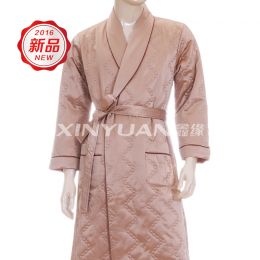 XYS2512 高档男式真丝棉睡袍