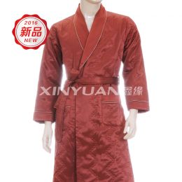 XYS2512 高档男式真丝棉睡袍